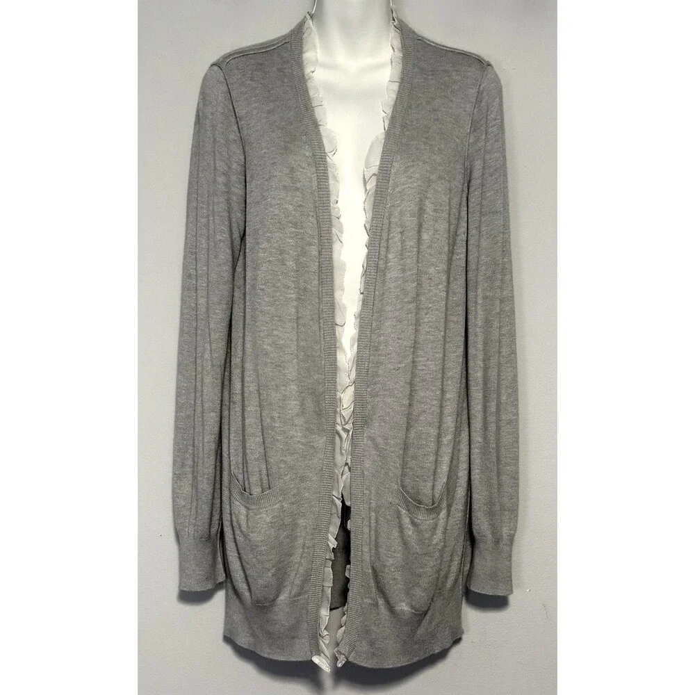 Victoria's Secret Luxury Cashmere Blend Cardigan Sz M/L Soft Cozy Minimalist